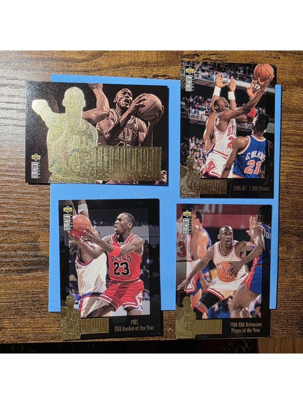 Upper Deck Michael Jordan MJ JC1 JC2 JC3 JC4..  4 cards pictured